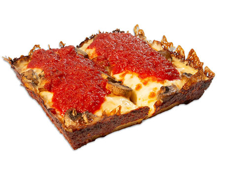 Detroit-style pizza