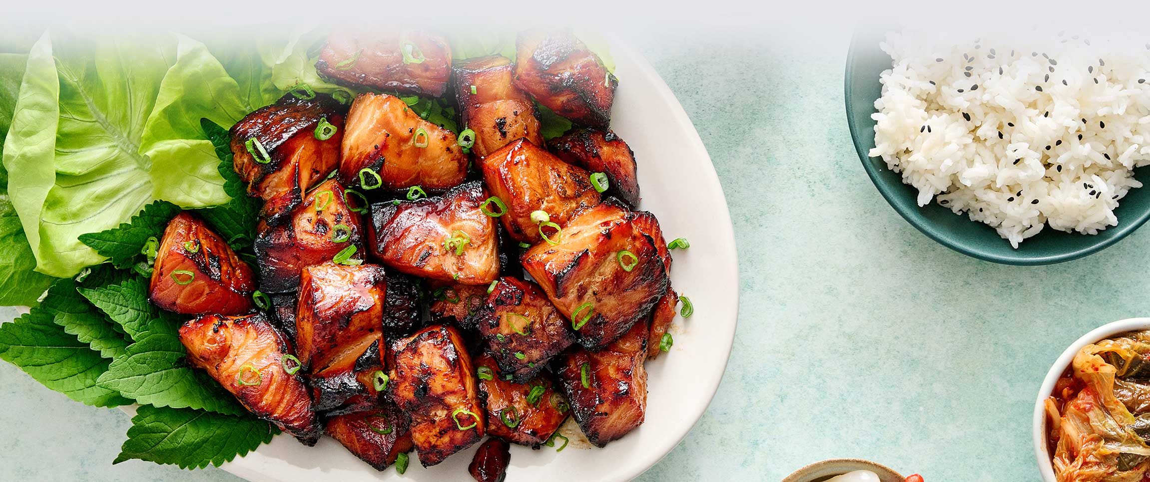 Spicy Sweet Salmon Burnt Ends