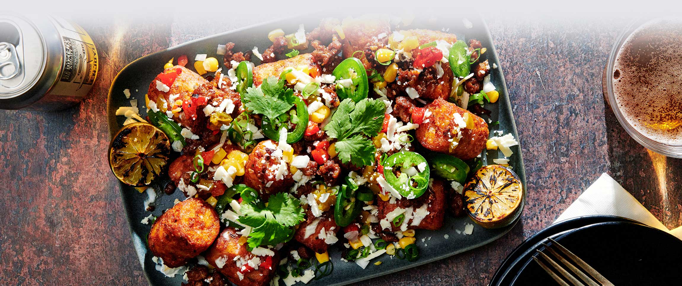 Tater Keg Nachos