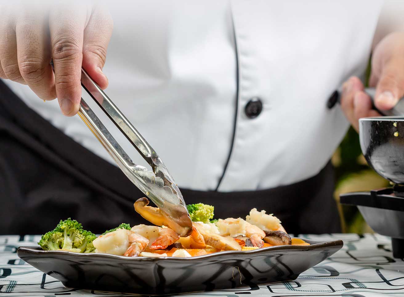 Chef Preparing Food