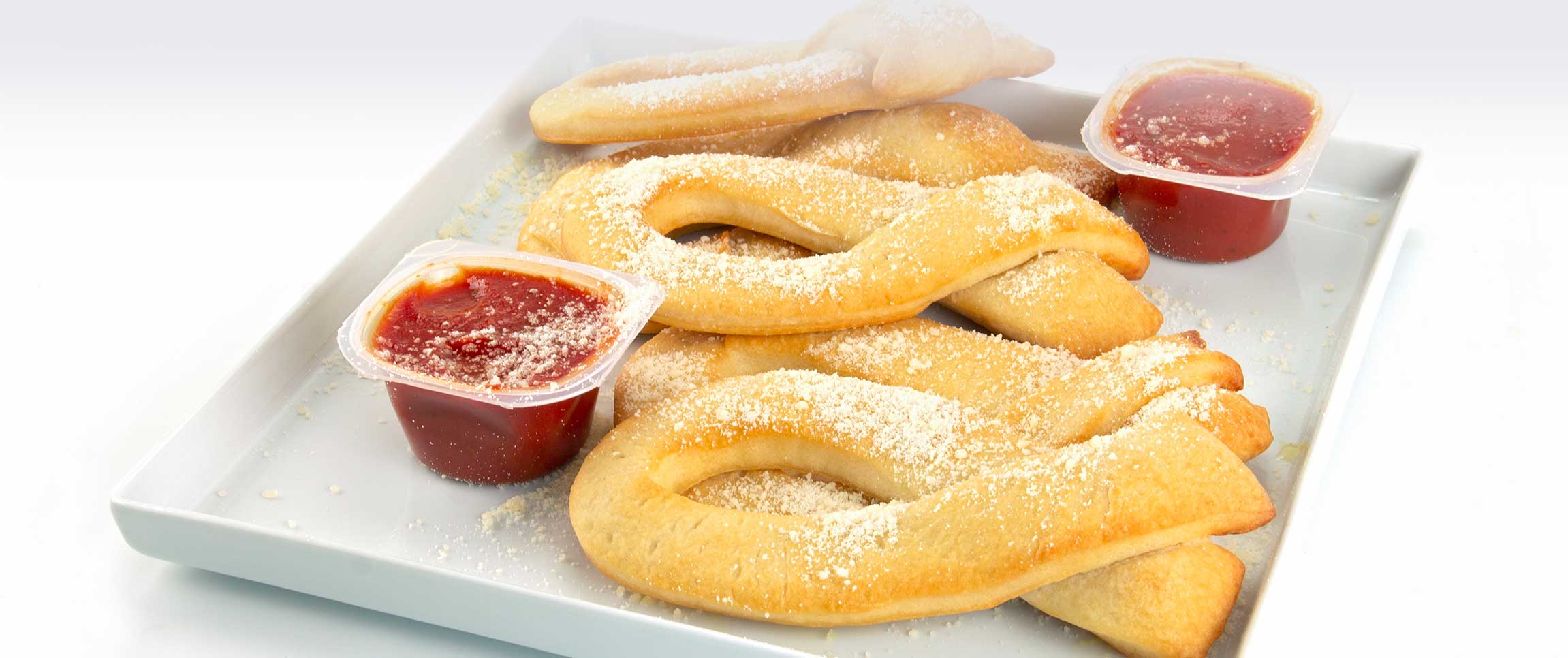 Garlic Bread Knots with Marinara Dipping Sauce