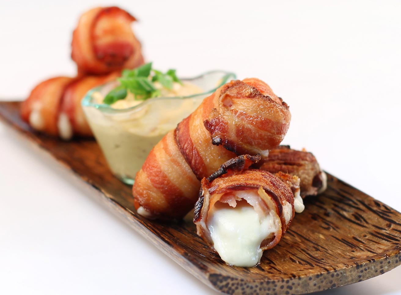 Bacon Wrapped Cheese Sticks