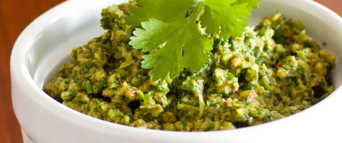 Cilantro Basil Pesta
