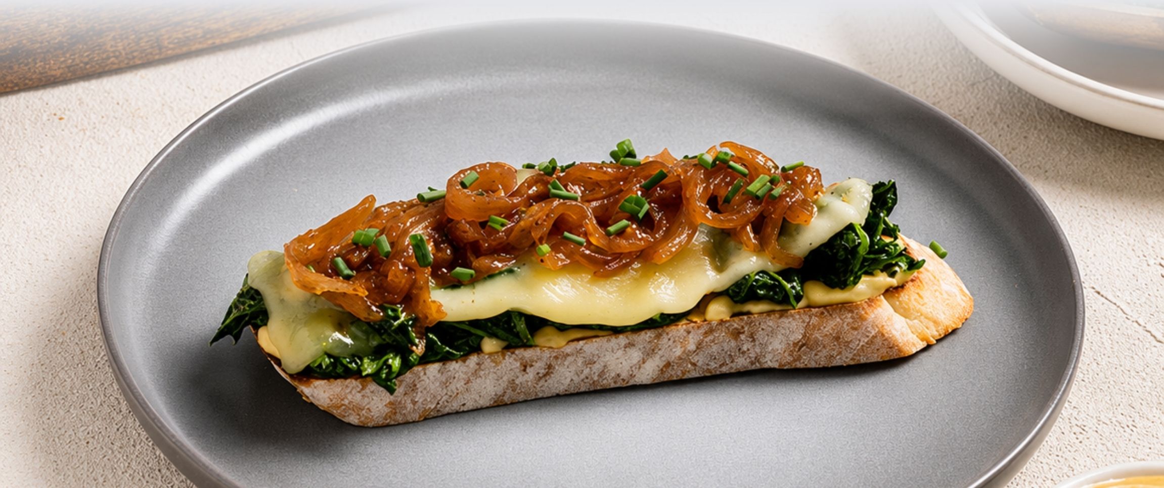 Kale Raclette Tartine