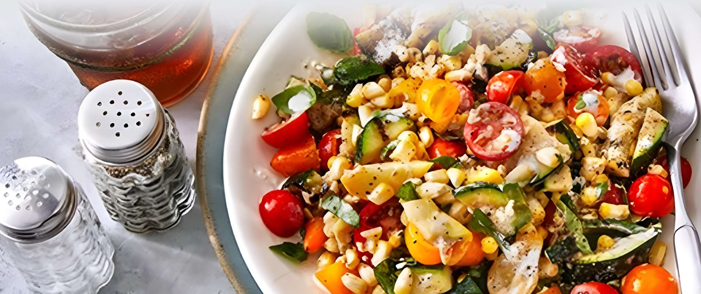 Grilled Summer Squash and Corn Salad