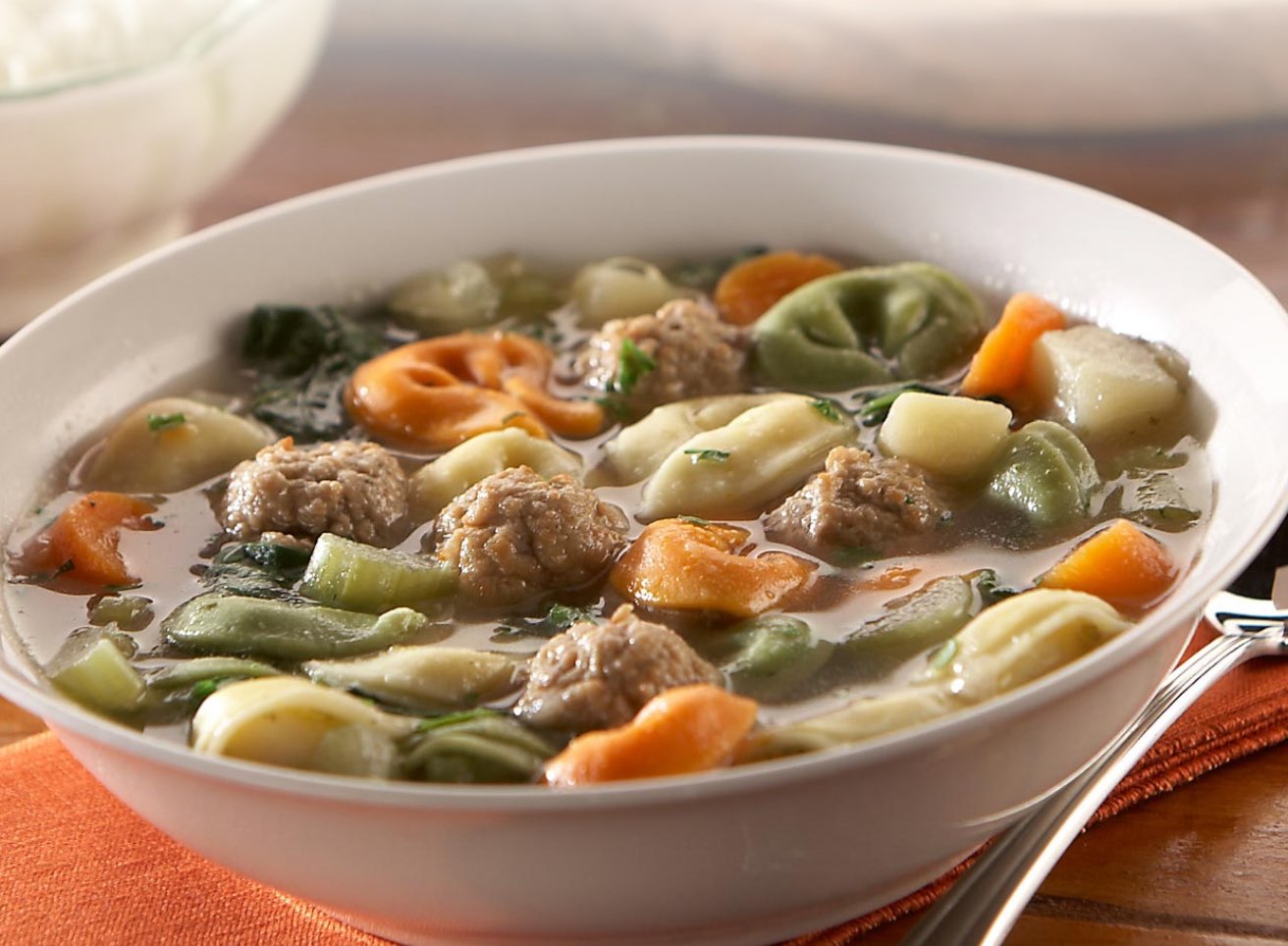 Spinach Tortellini Soup