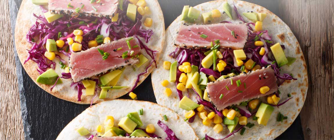 Jerk Tuna Tacos