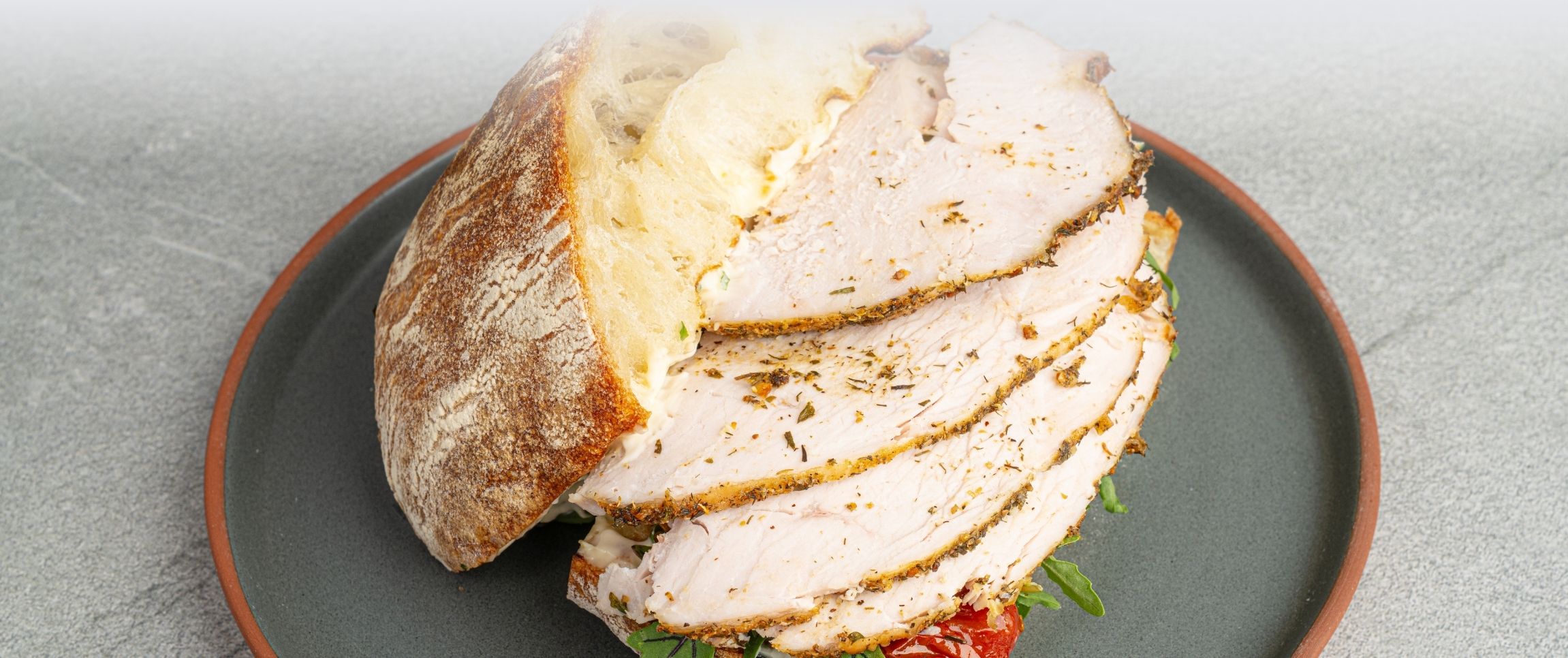 Citrus-Herb Turkey Ciabatta Sandwich
