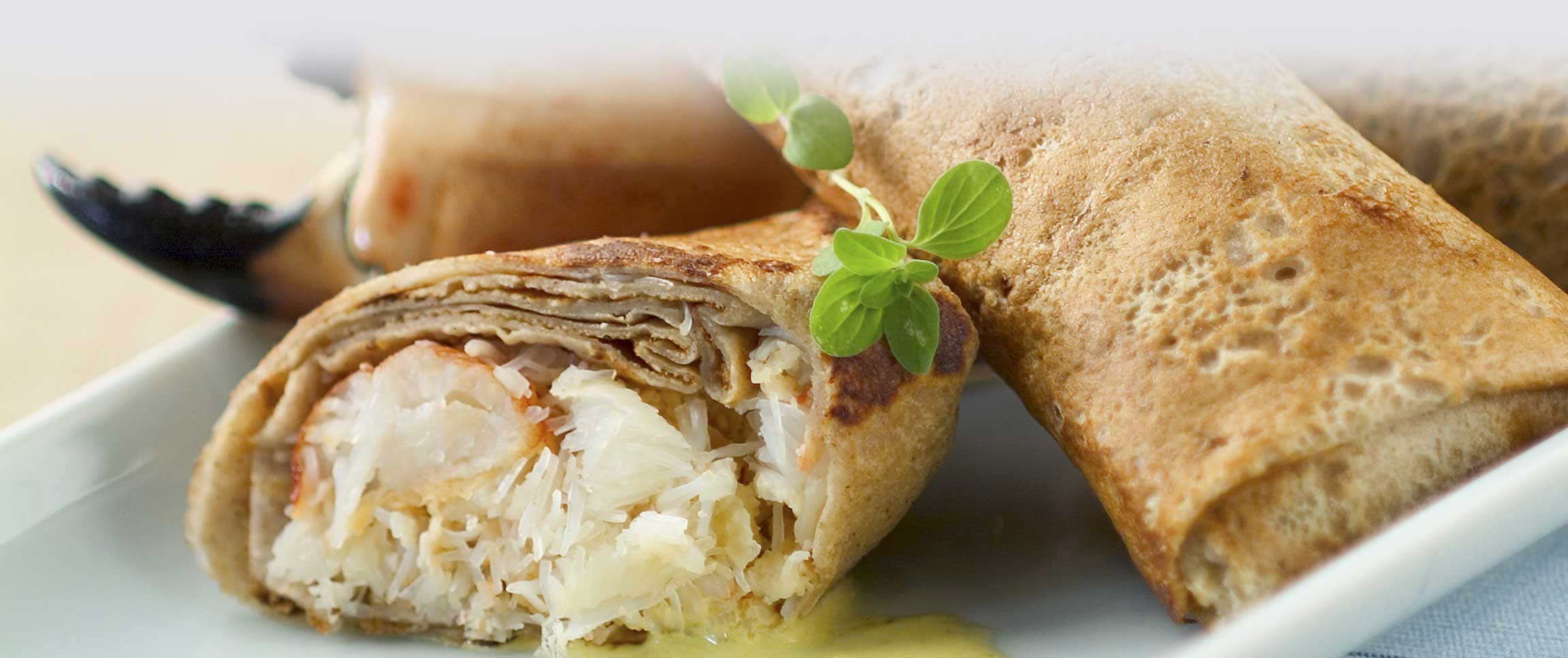 Crabmeat Crepes