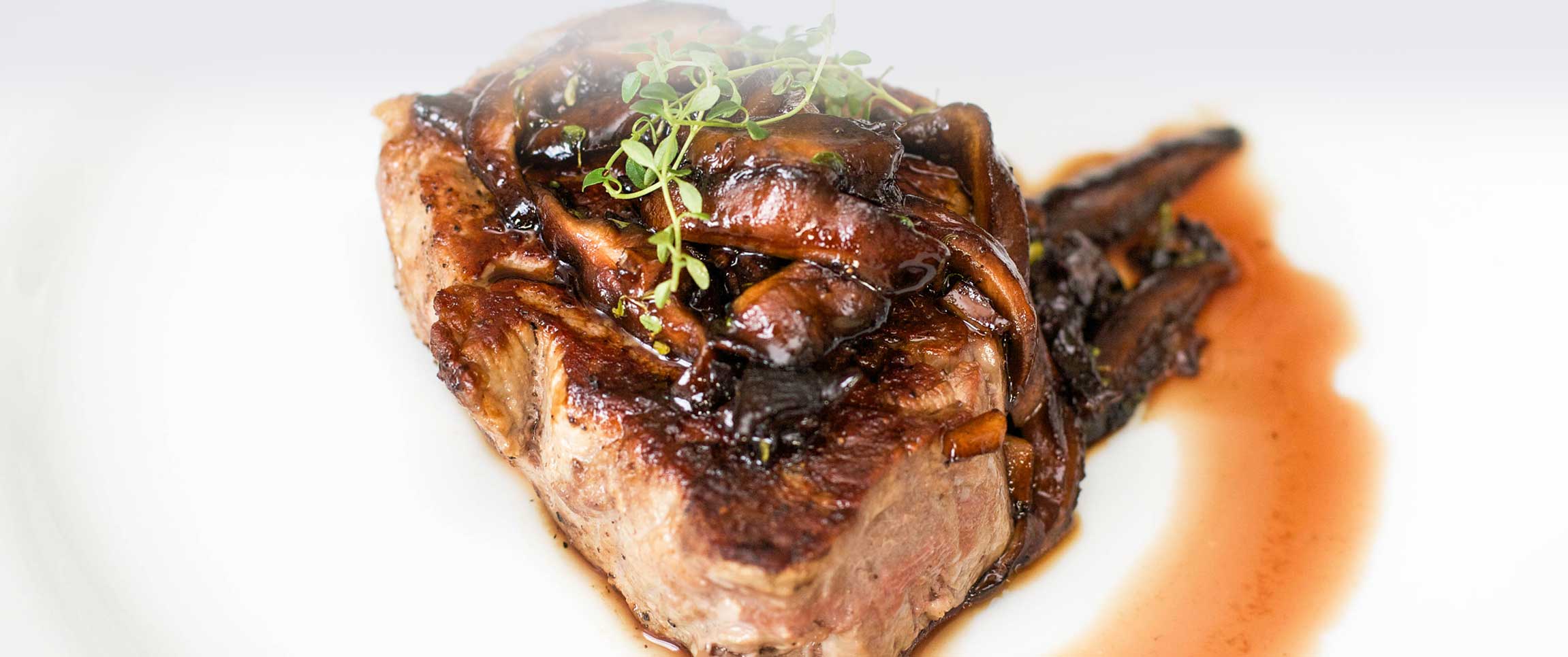 Peak Forest Mushrooms with Marsala reduction