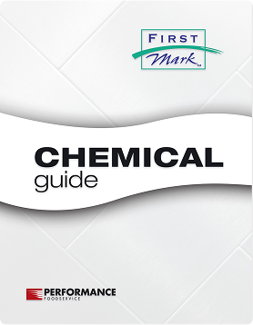 Chemical Guide with First Mark non-food products.