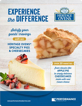 Heritage Ovens Pie Catalog
