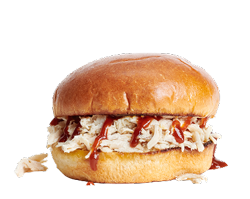 Tru-Q BBQ Pulled Chicken Sandwich