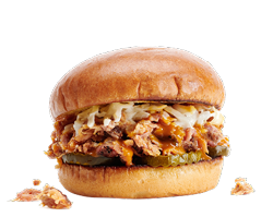 Tru-Q BBQ Pulled Pork Sandwich